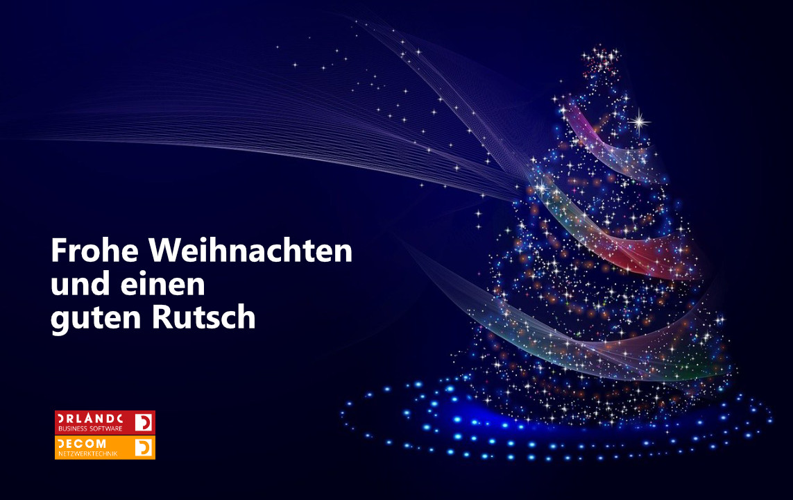 Frohe Weihnachten und einen guten Rutsch